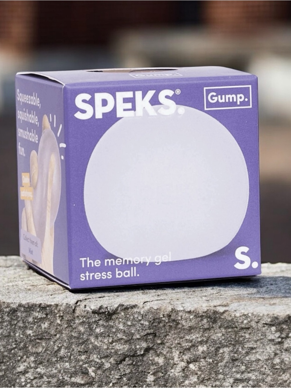 SPEKS Gump Stress Ball PURPLE MIST Memory Gel Squishy Fidget ** NEW **